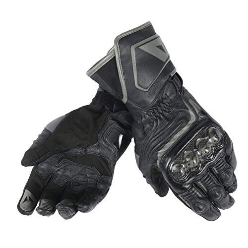 Dainese-CARBON D1 LONG Guantes, Negro/Blanco/Antracite, Talla XXL