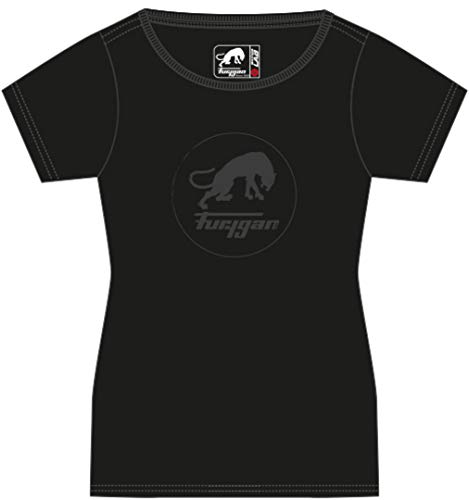 Furygan Eryka Camiseta, Mujer, Noir-Métal, S