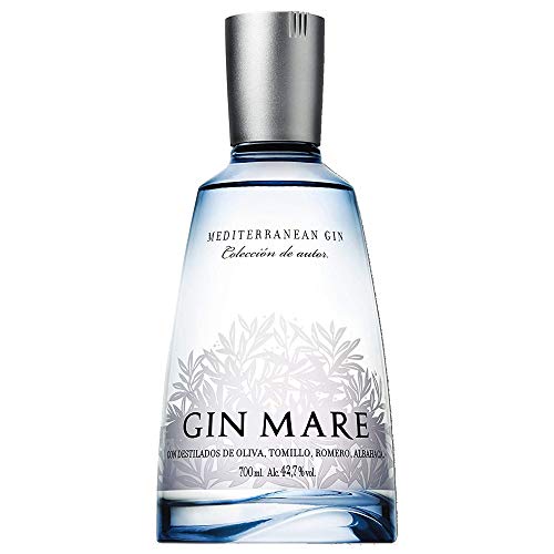 Gin Mare - Ginebra Premium Mediterránea con Botánicos Naturales, Botella de 700 ml