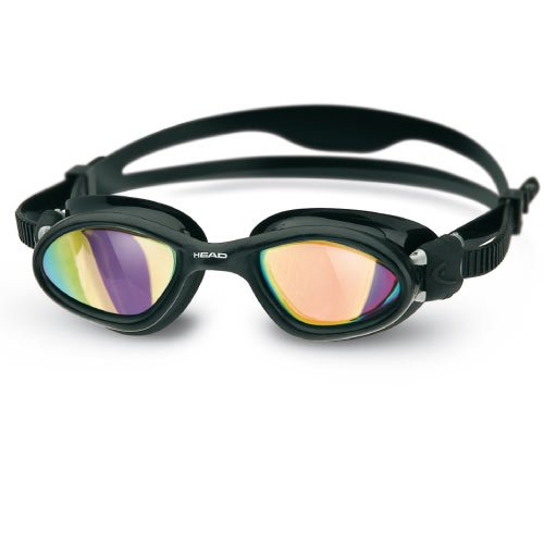 Head Superflex Mirrored - Gafas de Buceo Unisex, Color Negro