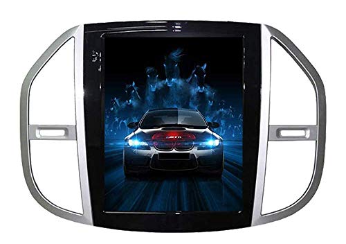 HYDDG Radio de automóviles para Mercedes-Benz Sat Vito 2016, Pantalla Vertical Navegación GPS Android 9.0 Player Multimedia PX6 Carplay DSP