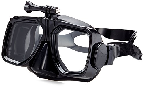 KitVision kvacsubm Submerge Buceo Gafas de Buceo/Snorkel máscara con acción de cámara Soporte Compatible con GoPro Hero, Escape/Splash Negro