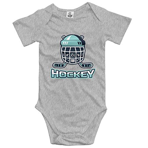 Klotr Ropa para Bebé Niñas Niños Hockey Newborn Bodysuits Short Sleeved Romper Jumpsuit Outfit Set