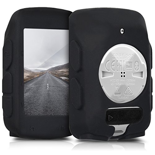 kwmobile Funda Compatible con Garmin Edge 520 - Carcasa de Silicona para GPS - Cover en Negro