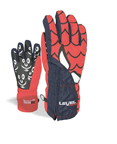 Level Lucky Gloves - Guantes infantil, Multicolor (Blue/Red), talla del fabricante: 1