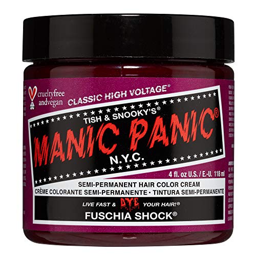 Manic Panic - Fuschia Shock Classic Creme Vegan Cruelty Free Semi-Permanent Hair Colour 118ml