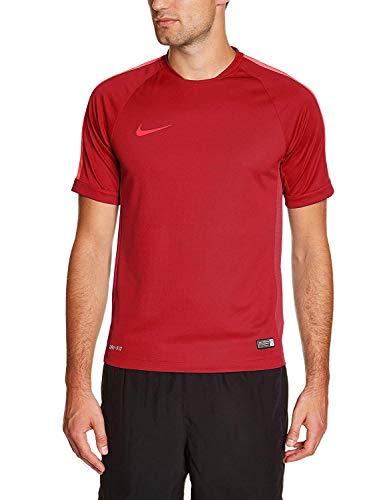 NIKE Kurzarm Shirt Squad Flash Training Top - Camiseta de equipación de fútbol para Hombre, Color Rosa, Talla XL