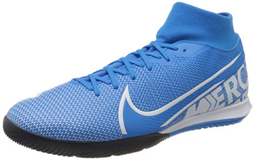 Nike Mercurial Superfly 7 Academy IC, Zapatillas de fútbol Sala Unisex Adulto, Multicolor (Blue Hero/White/Obsidian 414), 44.5 EU