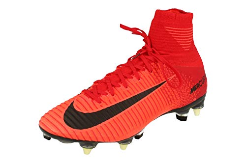 Nike Mercurial Superfly V SGPRO AC Hombre Botas de Futbol 889286 Soccer Cleats (UK 6.5 US 7.5 EU 40.5, University Red Black 616)