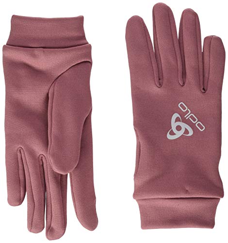 Odlo Gloves - Guantes de Forro Polar (cálidos, Talla XXL), Color Rojo