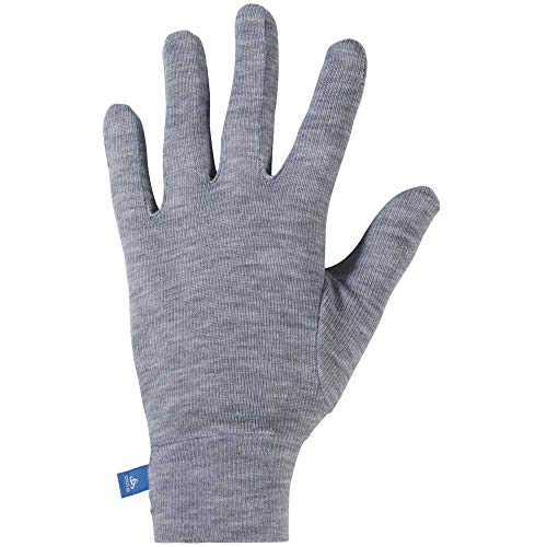 Odlo Gloves Originals Warm Kids - Gloves Infantil (Talla del Fabricante: M), Color Gris