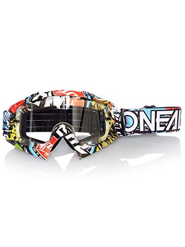 O'Neal | Recambios para gafas de Motocross | Moto Enduro | Diseño de montura moderno, lente de alta calidad de 1,2 mm 3D, 100% de protección UV | Gafas B10 | Crank Multi | Talla única