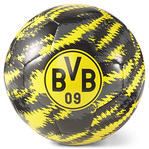 Puma Borussia Dortmund BVB Iconic Big Cat Ball 083496 Puma - Balón de fútbol, color negro y amarillo