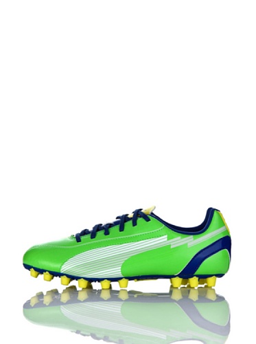 Puma - botas de futbol junior evospeed 5 ag, color verde, talla 35.5