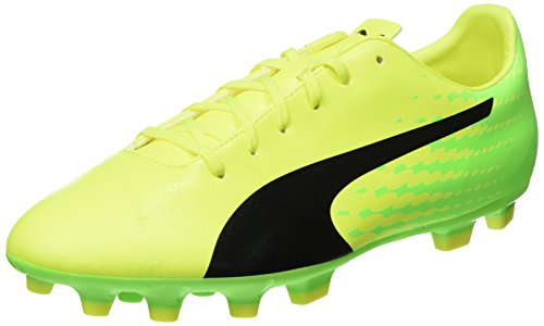 Puma Evospeed 17.5 AG, Botas de fútbol Hombre, Amarillo (Safety Yellow Black-Green Gecko 01), 41 EU