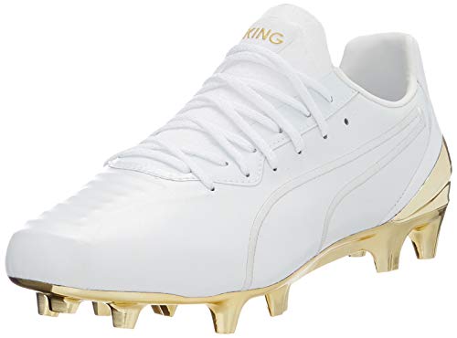 Puma King Platinum FG/AG, Zapatillas de fútbol Hombre, White, 40.5 EU