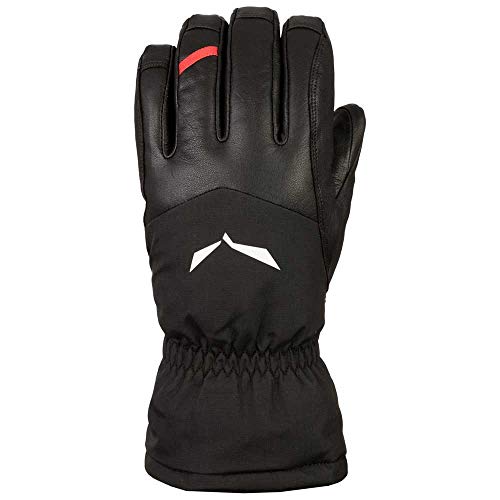SALEWA ortles Goretex Warm Gloves Guantes, Otoño-Invierno, Mujer, Color Black out, tamaño Medium