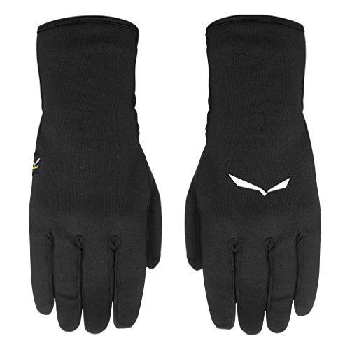 SALEWA Ortles Pl Gloves Guantes, Adultos Unisex, Negro, S