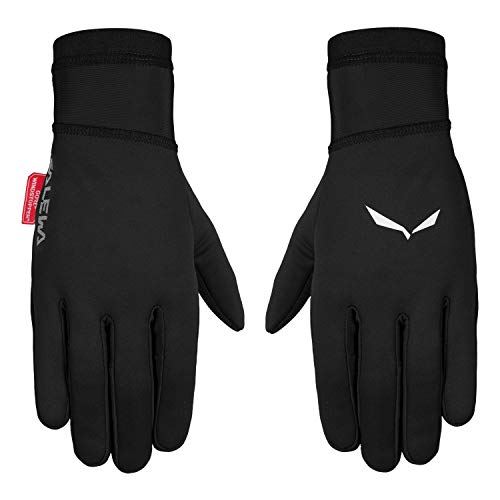 SALEWA Pedroc Finger Gloves Guantes, Unisex Adulto, Black out, XL