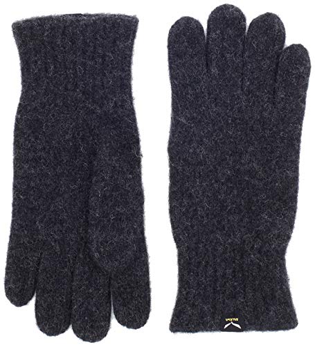 SALEWA Walk Wool Gloves Guantes, Mujer, Gris Oscuro, S