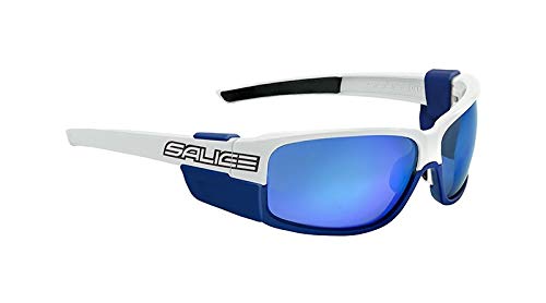 Salice Gafas Unisex Adulto, Blanco-Azul, Única