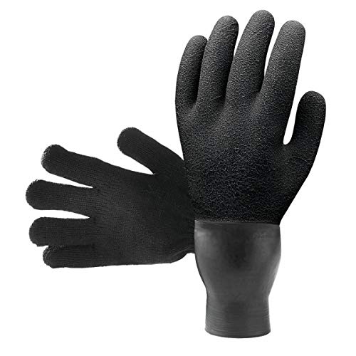 SCUBAPRO - Easydry Pro Dry Glove, Color Negro, Talla S