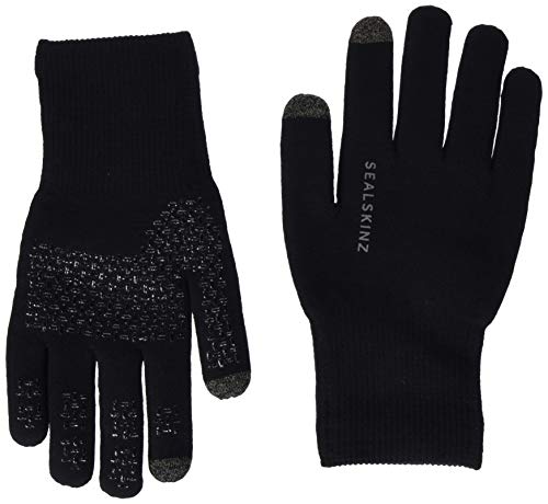 Sealskinz Handschuhe Ultra Grip - Guantes de esquí para Hombre, Color Negro, Talla XL