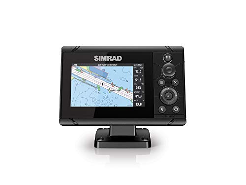 Simrad Crucero 5-5 pulgadas GPS Chartplotter with83/200 transductor precargado C-MAP US Coastal Maps 000-14995-001