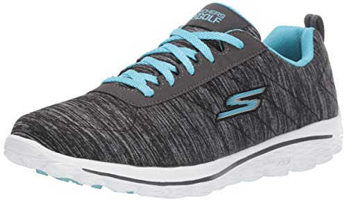 Skechers, Modelo Go Walk Golf - Sport Relaxed Fit Golf Shoe, Black/Blue, 37 EU