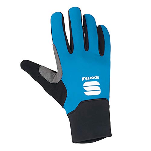 Sportful - Softshell Gloves, Color BlackLUE, Talla 14Y