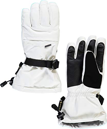 SPYDER Synthesis GTX Guantes esquí/Snow, Mujer, White, S