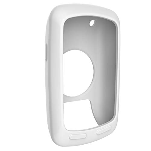 subtel® Tapa Trasera Compatible con Garmin Edge 800 / Edge 810 & Edge Touring/Edge Touring Plus Silicone Funda Protectora Case Cover Etui Sleeve Blanco