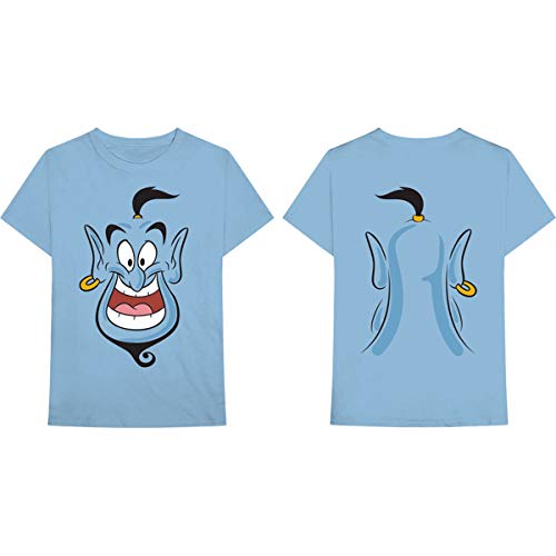T-Shirt # M Unisex Blue # Aladdin Genie