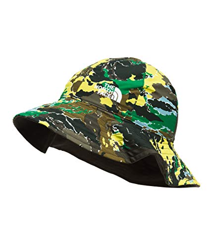 The North Face Littles Brimmer, Sulphur Spring Green Cloud Camo Print, M