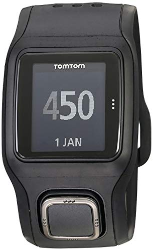 TomTom Runner Cardio - Reloj con GPS para correr, color Negro, Talla única