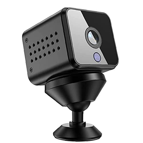 Tuimiyisou Sin Cable Mini cámara HD fácil de Llevar Seguridad de la vigilancia de la cámara para la Cubierta Inicio Apartamento Oficina Negro