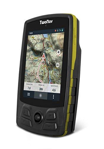 TwoNav - Aventura GPS de Mano para Montaña con Pantalla de 3,7" Robusto, Color Verde