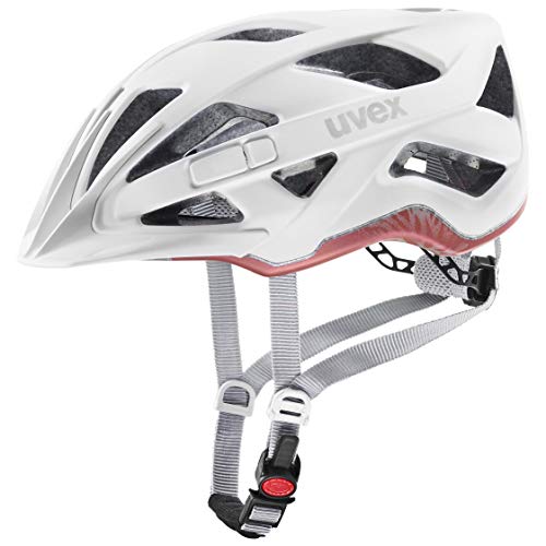 uvex Active CC Casco de Bicicleta, Adultos Unisex, White Mat, 56-60 cm