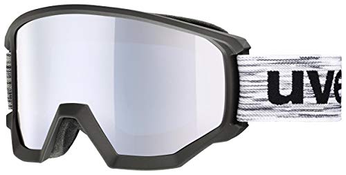 Uvex adulto athletic FM gafas de esquí, negro, one size