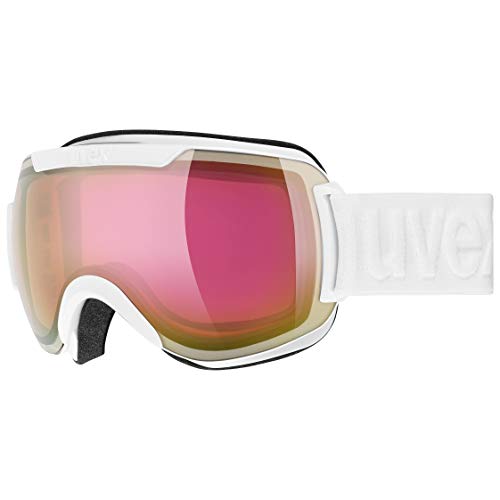 Uvex adulto downhill 2000 FM gafas de esquí, blanco, one size
