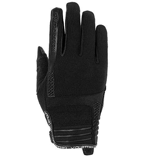 V Quattro Design Rush 18 guantes para mujer, negro, talla S