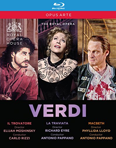 Verdi, G.: Trovatore (Il) / La Traviata / Macbeth (Royal Opera House, 2002-2011) (3-DVD Box Set) [Blu-ray]