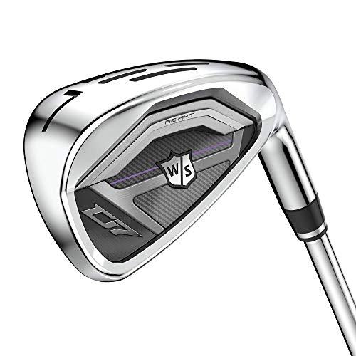 Wilson Golf Set de Hierros D7, Set de 5 Palos Compuesto por Hierros 7, 8, 9, PW y SW, Para Mujer, Mano Dominante Derecha, Nivel Experto, Flex L, WGR171850