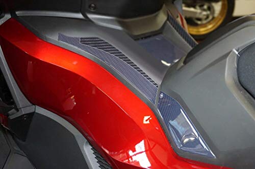 2 Pegatinas de Resina de Gel 3D para Plataformas Laterales de Scooter compatibles con Honda Forza 750