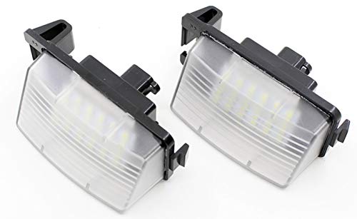 2 Piezas 18SMD LED Luz de Matrícula Compatible con Infiniti G35/ G37 Sedan G37 Coupe 2D / Convertible 2D Ni-ssan 350Z 370Z,2pcs