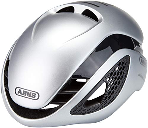 ABUS Gamechanger Aero Helm, Unisex Adulto, Gleam Silver, M