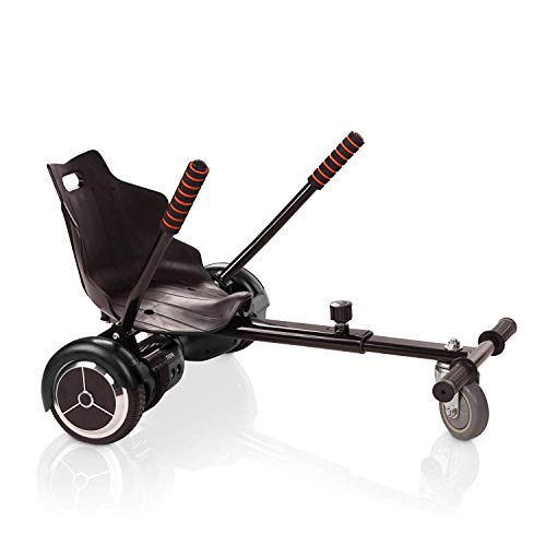 ACBK HoverKart - Silla Go Kart para patín eléctrico, Convierte tu Hoverboard en un Kart, Color Negro