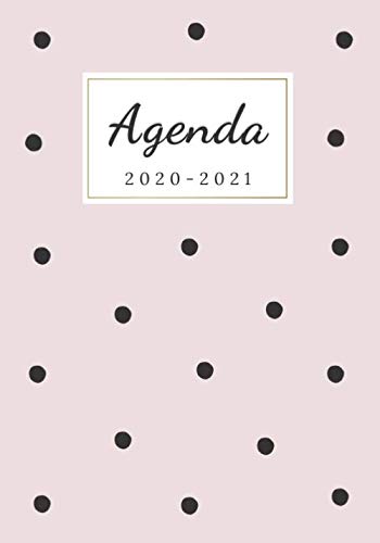 Agenda 2020-2021: Agenda Semana Vista de Julio de 2020 a Junio de 2021 | con Planificador Semanal y Mensual, Habit Tracker y Listas de Tareas | Tamaño Medio