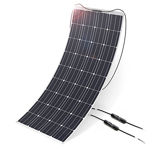 ALLPOWERS 160W Paneles Solares Monocristalinos ETFE Módulo Solar 12 V Panel Solar para Autocaravanas, Casa de jardín, Barco