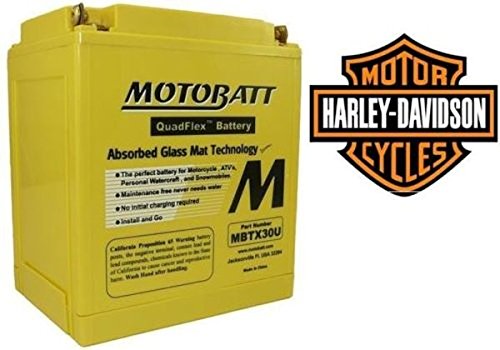 Batería AGM Motobatt MBTX20U para moto Harley Davidson Sportster 97-03, Softail 91-16, Dyna 91-15, VRSC 07-15, Buell X1/S3/M2
